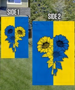 ukrainian flag sunflower ukrainian flag trv1924f 8026