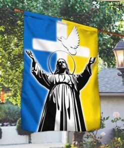 ukranian flag god bless ukraine bnn71f 7349