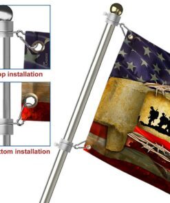 veteran grommet flag we will never forget bnn205gf 3087