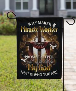 way maker, miracle worker god flag 1354