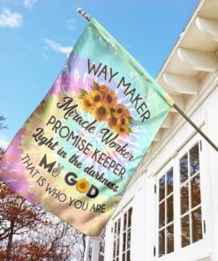 way maker, miracle worker god flag 4364