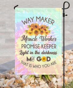 way maker, miracle worker god flag 7053