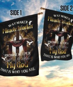 way maker, miracle worker god flag 8124