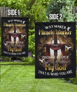 way maker, miracle worker god flag 8293