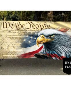 we the people. patriotic american eagle grommet flag tpt780gf 1232