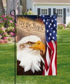 we the people. patriotic eagle american flag tpt926f 4433