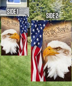 we the people. patriotic eagle american flag tpt926f 8480