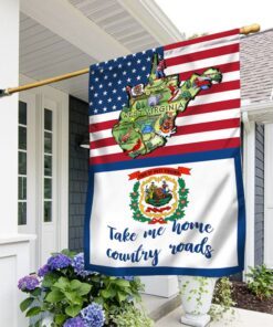 west virginia take me home country roads flag mln431f 2971