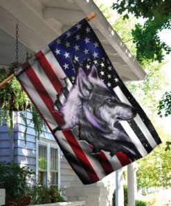 wolf flag 2859