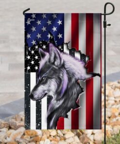 wolf flag 6549