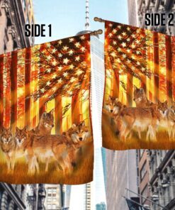 wolf flag wolves american sunset ddh2893fv3 5584