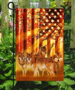 wolf flag wolves american sunset ddh2893fv3 8923