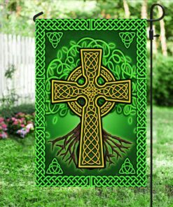 yggdrasil celtic cross flag ddh3326f 1786