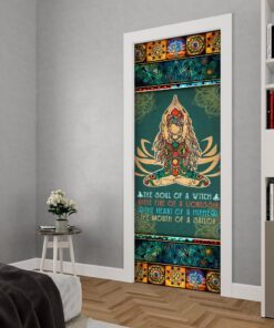 yoga mandala door cover 4705