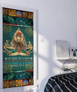 yoga mandala door cover 8868