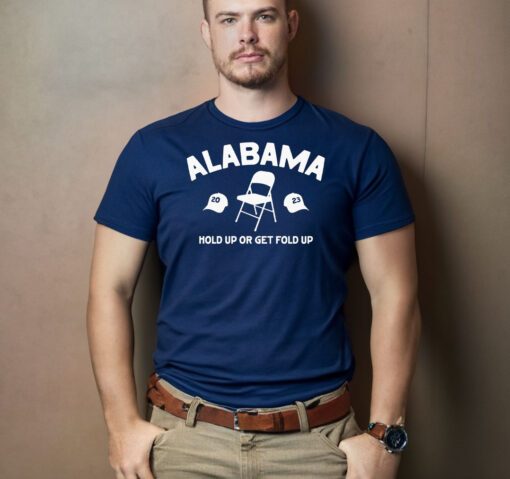 Alabama Metal Folding Chair shirts