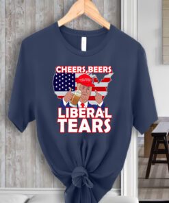 Cheers Beers Liberal Tears Pro Trump Shirt