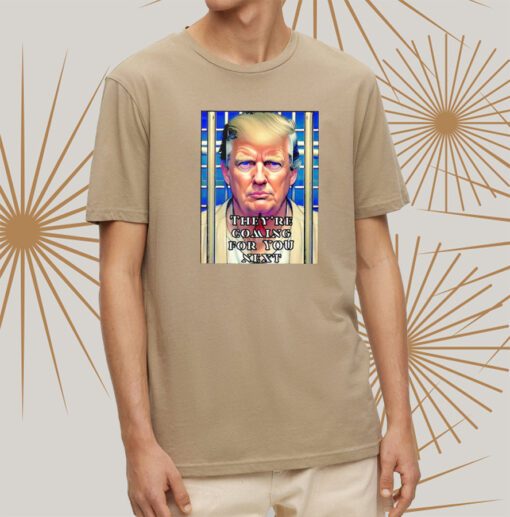 Donald Trump Indicted Lock Him Up Jail Free Trump T-Shirt