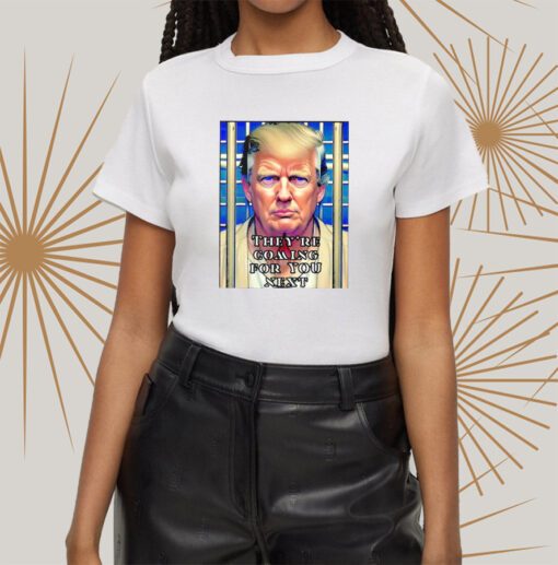 Donald Trump Indicted Lock Him Up Jail Free Trump tShirt