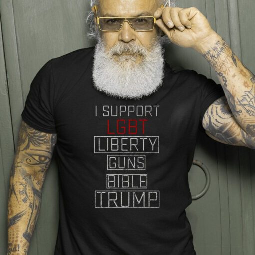 Donald Trump T shirt I Support LGBT Trump 2024 t shirt