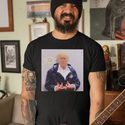 Donald Trump mugsot shirt