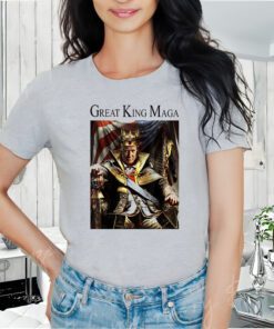 Great King Maga Donald Trump Throne T-Shirt