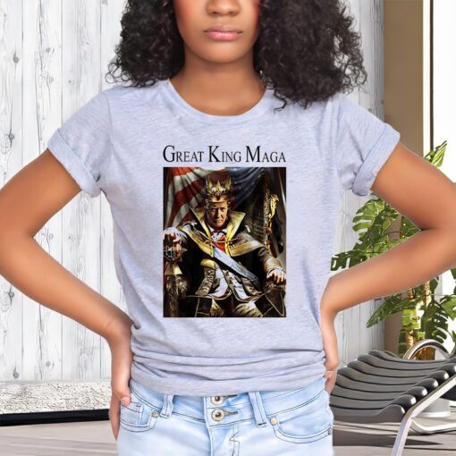 Great King Maga Donald Trump Throne T-ShirtS