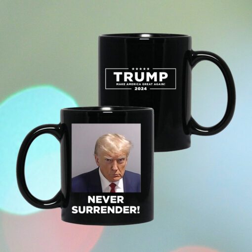 MAGA 47 Trump Never Surrender Coffee Mug 1