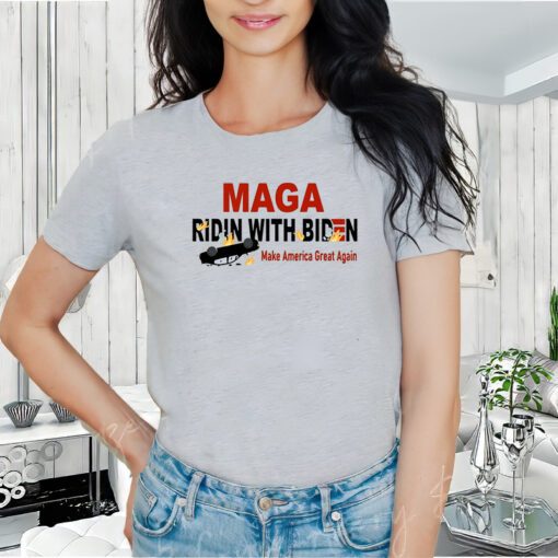 MAGA Ridin With Biden DISASTER Make America Great Again T-Shirt