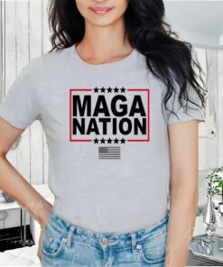 Maga Nation Usa Flag T-Shirt