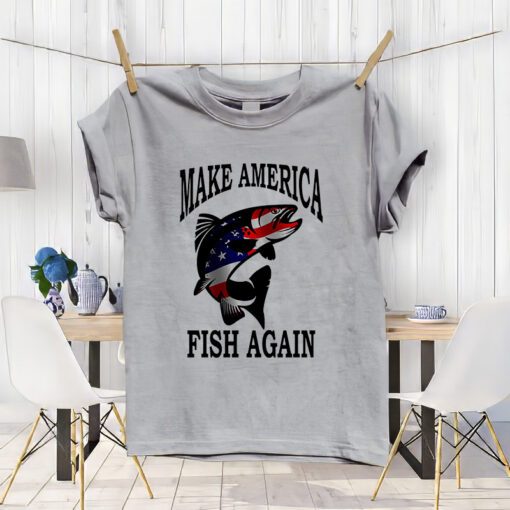 Make America Fish Again USA Fishing Gift T-ShirtS