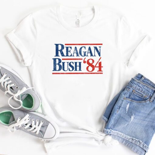 Reagan Bush 84 Conservative Republican Shirts