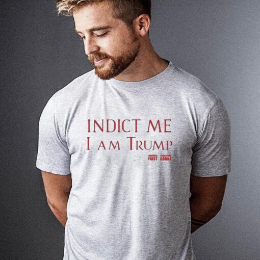 Sebastian gorka drg indict me I am Trump America first logo design T-shirt