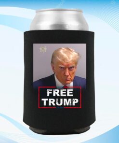 Trump 2024 FREE TRUMP MUGSHOT Beverage Cooler 5