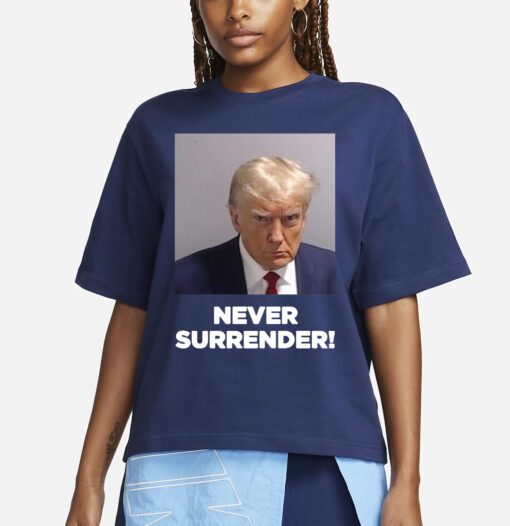 Trump 2024 Never Surrender V-Neck t-Shirt