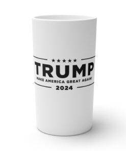 Trump Never Surrender Conical Coffee Mugs 12oz Feft