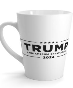 Trump Never Surrender Latte Mug