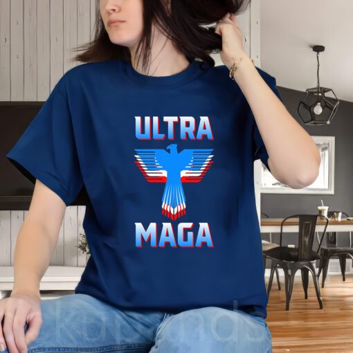 Ultra MAGA Make America Great Again Eagle T-Shirts