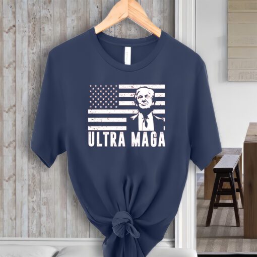 Ultra Maga Donald Trump Usa Flag ShirtS