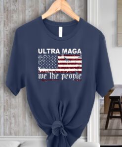 Ultra Maga We The People USA Flag Vintage ShirtS