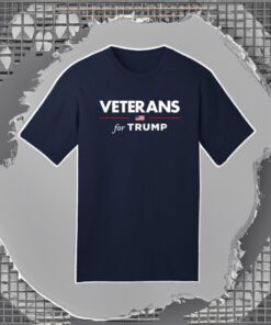 Veterans for Trump Navy Premium Cotton T-Shirt