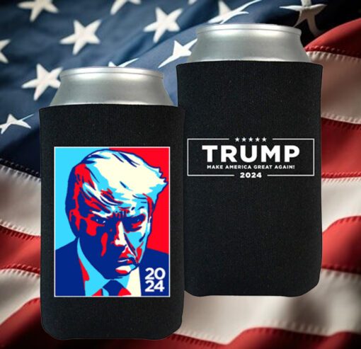 Trump 2024 Colorblock Beverage Cooler