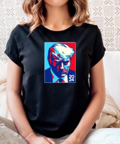 Trump Colorblock Black Cotton Shirt