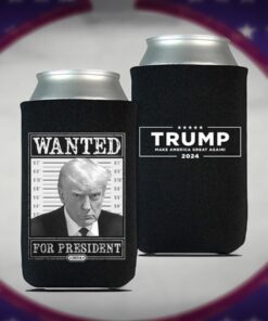 Trump 2024 Wanted Beverage Cooler