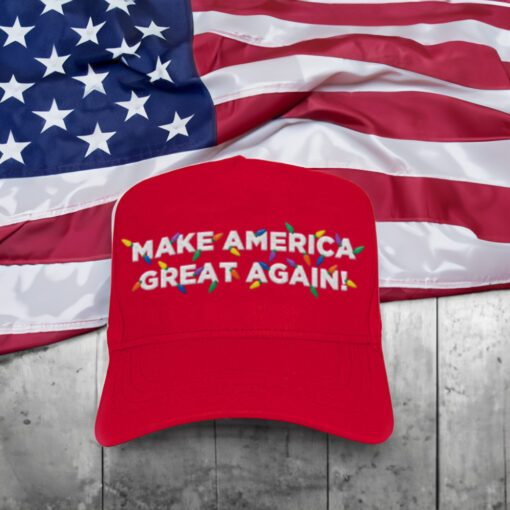 Trump MAGA Red Christmas Hats