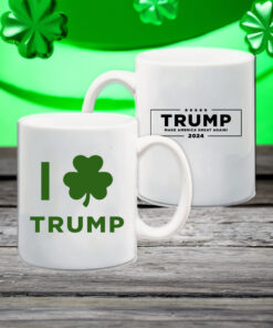 Trump 2024 St Paddy's Day Coffee Mugs