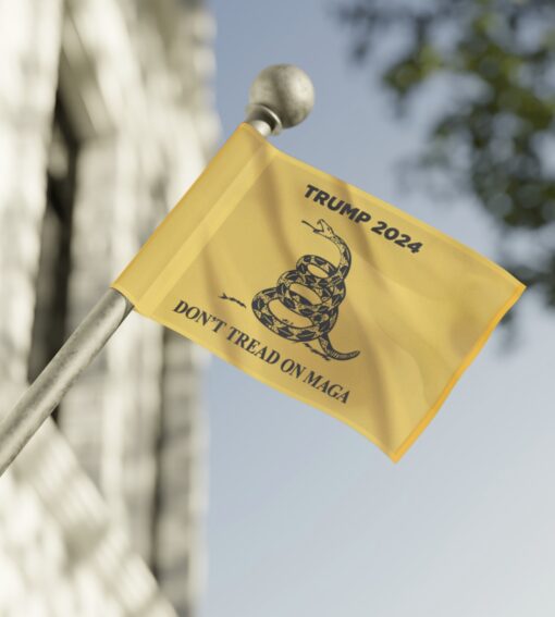 Trump 2024 Don't Tread On MAGA Flag Usa