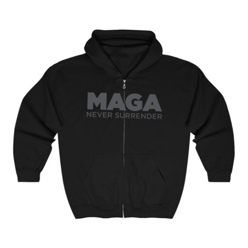 Trump MAGA NEVER SURRENDER Hoodies Shirts