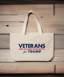 Veterans and Military Families for Trump Canvas Tote Bags