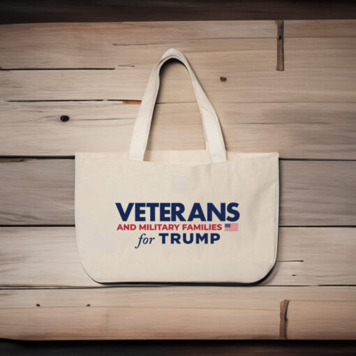 Veterans and Military Families for Trump Canvas Tote Bags